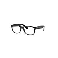 Ray-Ban Eyeglasses Unisex New Wayfarer Optics - Black Frame Clear Lenses 54-18