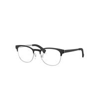 Ray-Ban Eyeglasses Unisex Rb6317 Optics - Black Frame Clear Lenses Polarized 51-20