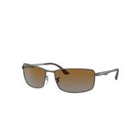 Ray-Ban Sunglasses Man Rb3498 - Gunmetal Frame Brown Lenses Polarized 61-17