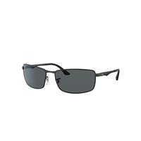 Ray-Ban Sunglasses Man Rb3498 - Black Frame Grey Lenses Polarized 64-17