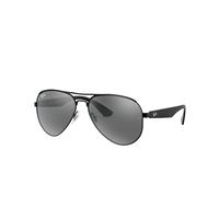 Ray-Ban Sunglasses Man Rb3523 - Black Frame Silver Lenses 59-17