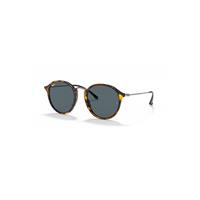 Ray-Ban Sunglasses Unisex Round Fleck - Gunmetal Frame Blue Lenses 49-21