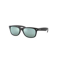 Ray-Ban Sunglasses Unisex New Wayfarer Flash - Black Frame Silver Lenses 55-18