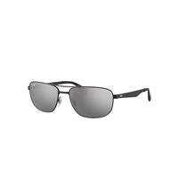 Ray-Ban Sunglasses Man Rb3528 - Black Frame Silver Lenses Polarized 61-17