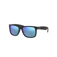 Ray-Ban Sunglasses Man Justin Color Mix - Black Frame Blue Lenses 51-16