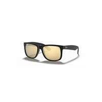 Ray-Ban Sunglasses Man Justin Color Mix - Black Frame Gold Lenses 51-16