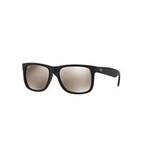 Ray-Ban Sunglasses Man Justin Color Mix - Black Frame Gold Lenses 54-16