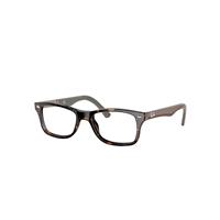 Ray-Ban Eyeglasses Unisex Rb5228 Optics - Brown Frame Clear Lenses Polarized 50-17