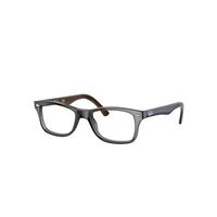 Ray-Ban Eyeglasses Unisex Rb5228 Optics - Blue Frame Clear Lenses Polarized 50-17