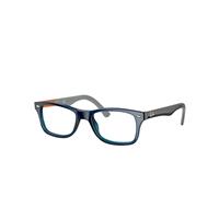 Ray-Ban Eyeglasses Unisex Rb5228 Optics - Grey Frame Clear Lenses Polarized 55-17