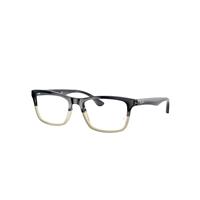 Ray-Ban Eyeglasses Unisex Rb5279 Optics - Grey Horn Frame Clear Lenses Polarized 55-18