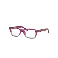 Ray-Ban Eyeglasses Children Rb1531 Optics Kids - Fuxia Frame Clear Lenses Polarized 48-16