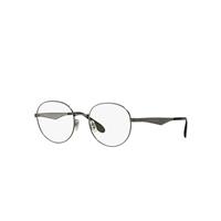 Ray-Ban Eyeglasses Man Rb6343 - Gunmetal Frame Clear Lenses Polarized 47-19