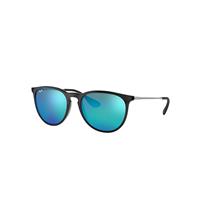 Ray-Ban Sunglasses Woman Erika Color Mix - Black Frame Blue Lenses 54-18