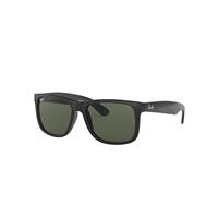 Ray-Ban Sunglasses Man Justin Classic - Black Frame Green Lenses 54-16