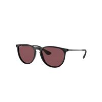Ray-Ban Sunglasses Woman Erika Classic - Black Frame Violet Lenses Polarized 54-18
