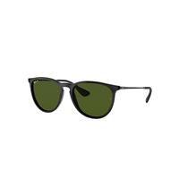 Ray-Ban Sunglasses Woman Erika Classic - Black Frame Green Lenses Polarized 54-18
