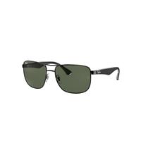 Ray-Ban Sunglasses Man Rb3533 - Black Frame Green Lenses 57-17