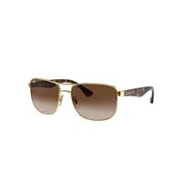 Ray-Ban Sunglasses Man Rb3533 - Gold Frame Brown Lenses 57-17