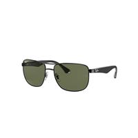 Ray-Ban Sunglasses Man Rb3533 - Black Frame Green Lenses Polarized 57-17