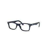 Ray-Ban Eyeglasses Unisex Rb5228 Optics - Blue Frame Clear Lenses Polarized 50-17