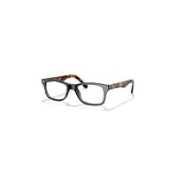 Ray-Ban Eyeglasses Unisex Rb5228 Optics - Tortoise Frame Clear Lenses 55-17
