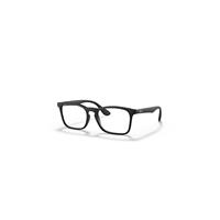 Ray-Ban Eyeglasses Children Rb1553 Optics Kids - Black Frame Clear Lenses Polarized 48-16