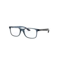 Ray-Ban Eyeglasses Unisex Rb8903 Optics - Black Frame Clear Lenses Polarized 53-18