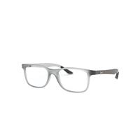 Ray-Ban Eyeglasses Unisex Rb8903 Optics - Grey Frame Clear Lenses Polarized 53-18