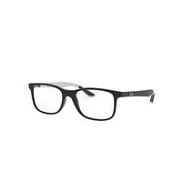 Ray-Ban Eyeglasses Unisex Rb8903 Optics - Black Frame Clear Lenses Polarized 55-18