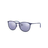 Ray-Ban Sunglasses Woman Erika Metal - Blue Frame Grey Lenses 54-19