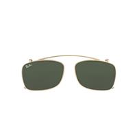 Ray-Ban Clipon Unisex Rb5228 Clip-on - Arista Gold Frame Green Lenses 53-17
