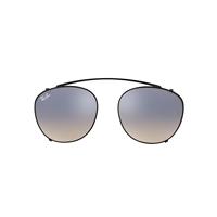 Ray-Ban Clipon Unisex Rb6355 Clip-on - Black Frame Silver Lenses 47-20