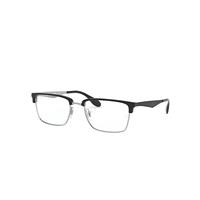 Ray-Ban Eyeglasses Unisex Rb6397 Optics - Black Frame Clear Lenses Polarized 54-19