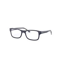 Ray-Ban Eyeglasses Unisex Rb5268 Optics - Blue Frame Clear Lenses Polarized 52-17