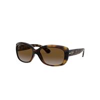 Ray-Ban Sunglasses Woman Jackie Ohh - Light Havana Frame Brown Lenses Polarized 58-17