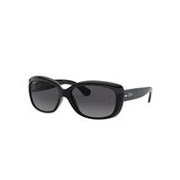 Ray-Ban Sunglasses Woman Jackie Ohh - Black Frame Grey Lenses Polarized 58-17