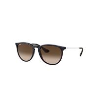 Ray-Ban Sunglasses Woman Erika Classic - Blue Frame Brown Lenses 54-18