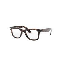 Ray-Ban Eyeglasses Unisex Wayfarer Ease Optics - Havana Frame Clear Lenses Polarized 50-22