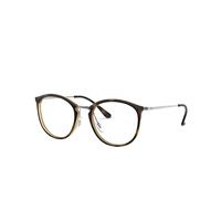 Ray-Ban Eyeglasses Woman Rb7140 Optics - Gunmetal Frame Clear Lenses 49-20