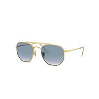 Ray-Ban Sunglasses Unisex Marshal - Arista Gold Frame Blue Lenses 54-21
