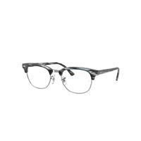 Ray-Ban Eyeglasses Unisex Clubmaster Optics - Blue Frame Clear Lenses 49-21