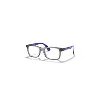 Ray-Ban Eyeglasses Children Rb1562 Optics Kids - Blue Frame Clear Lenses Polarized 48-16