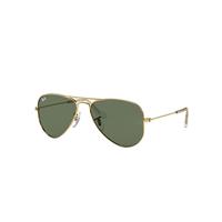 Ray-Ban Sunglasses Children Aviator Kids - Arista Gold Frame Green Lenses 52-14