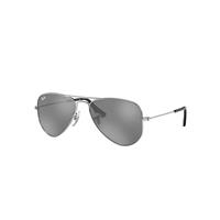 Ray-Ban Sunglasses Children Aviator Kids - Silver Frame Grey Lenses 52-14