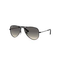 Ray-Ban Sunglasses Children Aviator Kids - Black Frame Grey Lenses 52-14