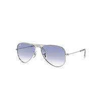 Ray-Ban Sunglasses Children Aviator Kids - Silver Frame Blue Lenses 52-14