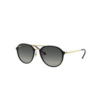 Ray-Ban Sunglasses Unisex Blaze Double Bridge - Black Frame Grey Lenses 61-14