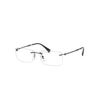 Ray-Ban Eyeglasses Unisex Rb8755 Optics - Gunmetal Frame Clear Lenses Polarized 54-17
