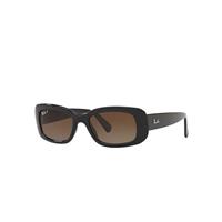 Ray-Ban Sunglasses Woman Rb4122 - Black Frame Brown Lenses Polarized 50-18